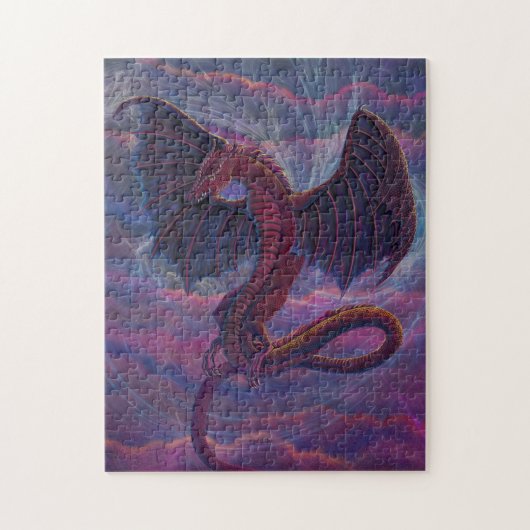 Grote drakenpuzzel legpuzzel (Verticaal)