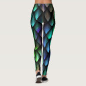 Grote drakenschaal leggings (Achterkant)