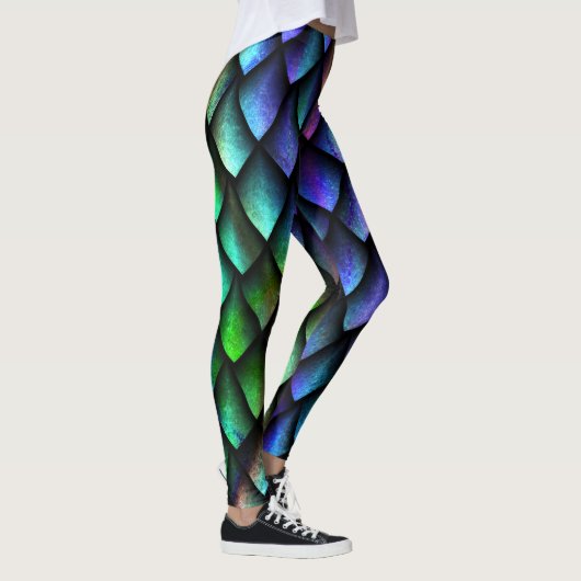 Grote drakenschaal leggings (Rechts)