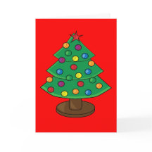 Grote drie kerstbomen afdrukken