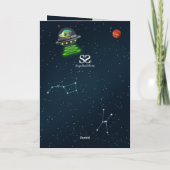 Grote drie met foto's | 3e verjaardag Space Rocket Kaart (Achterkant)