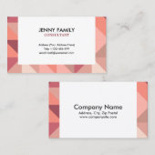 Grote driehoeken Geometrisch Visitekaartje (Voorkant / Achterkant)