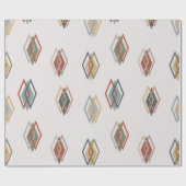 Grote drievoudige diamanten cadeaupapier (Vlak)