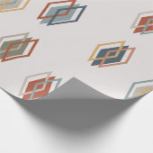 Grote drievoudige diamanten cadeaupapier (Hoek)