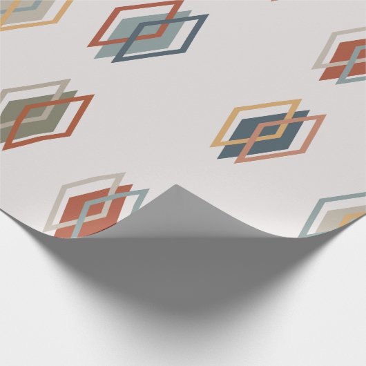 Grote drievoudige diamanten cadeaupapier (Hoek)