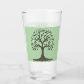 🌳 Grote Drinkglas Levensboom🥛 Glas (Achterkant)