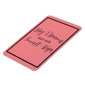 Grote dromen beginnen met kleine stapjes zwart sch magneet (Linkerzijde)