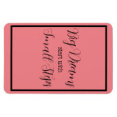 Grote dromen beginnen met kleine stapjes zwart sch magneet (Horizontaal)