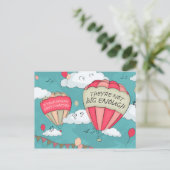 Grote dromen briefkaart (Staand voorkant)