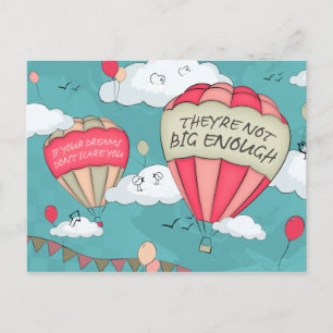 Grote dromen briefkaart
