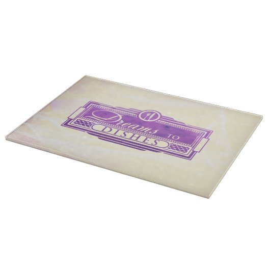 Grote dromen in het snijvlak snijplank (Hoek)