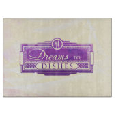 Grote dromen in het snijvlak snijplank (Voorkant)