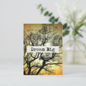 Grote droom briefkaart (Staand voorkant)