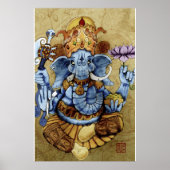 Grote druk op Ganesh Poster (Voorkant)
