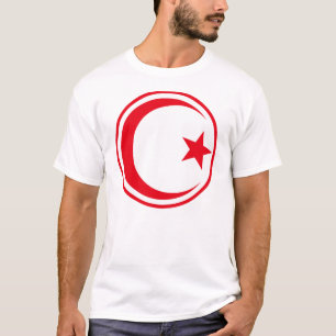 GROTE DRUK Roundel van Tunesische Luchtmacht T-shirt