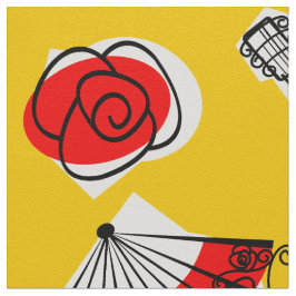 Grote druk van Spaanse sovenaren Stof