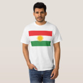 GROTE DRUKVlag Koerdistan T-shirt (Voorkant volledig)