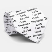 Grote drummers lijken me stropdas (Opgerold)