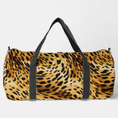 Grote Duffel Bag Leopard Print Plunjezak (Voorkant)