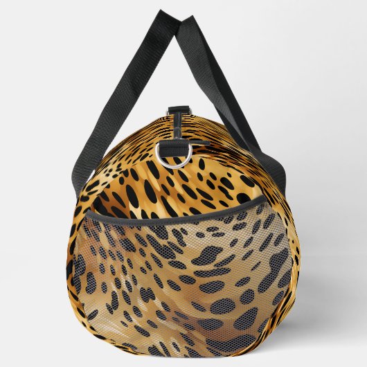 Grote Duffel Bag Leopard Print Plunjezak (Rechts)