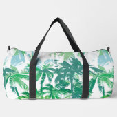 Grote Duffel Bag Tropische Print Plunjezak (Voorkant)