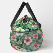 Grote Duffel Bag Tropische Print Plunjezak (Rechts)