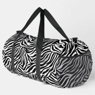 Grote Duffel Bag Zebra Print Plunjezak