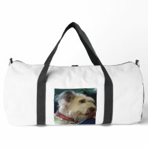 Grote Duffel Tas met Dog Print