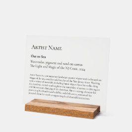 Grote Duidelijke Kunst Galerij Kunst Tentoonstelli Acryl Bord