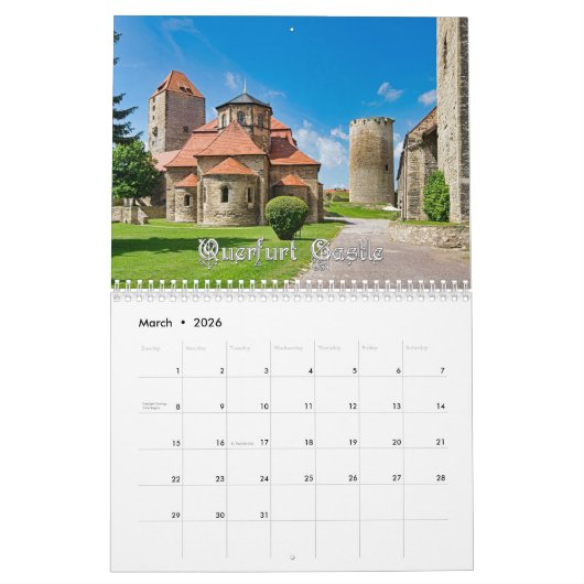 Grote Duitse Kastelen 2026 Kalender (Mar 2026)