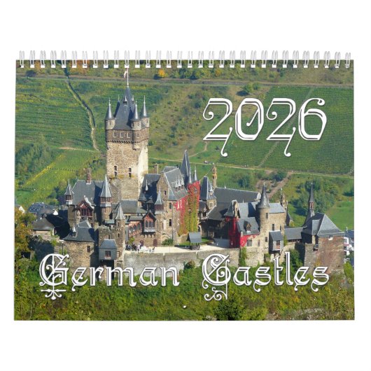 Grote Duitse Kastelen 2026 Kalender (Hoes)
