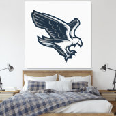 Grote eagle canvas afdruk (Insitu (Slaapkamer))