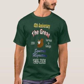 Grote eekhoornmigratie 40e Jubileum T-shirt