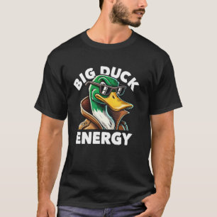Grote Eend Energie Geluks Eend Wilde Eend Liefhebb T-shirt