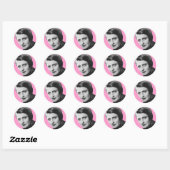 Grote eend ronde sticker (Vel)