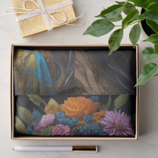 Grote eend tissuepapier (Geschenk)