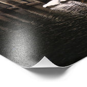 Grote Egret Grote Vangst Foto Afdruk (Hoek)