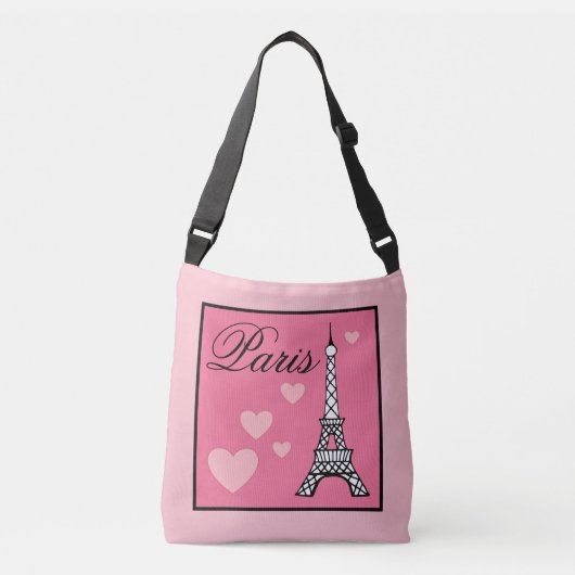 Grote Eiffeltoren Paris Tote Tas (Voorkant)