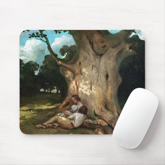 Grote eikel muismat (Met muis)