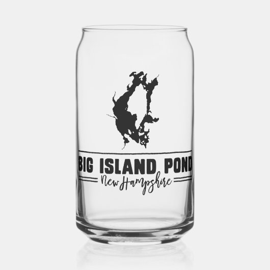 Grote eilandvijver New Hampshire Blikvorm Glas (Voorkant)