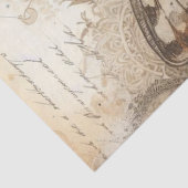 Grote elegante rustieke bloemenvlinder tissuepapier (Detail)