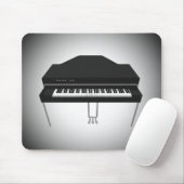 Grote elektrische piano: 3D-model: Mousepad Muismat (Met muis)