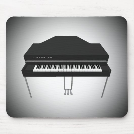 Grote elektrische piano: 3D-model: Mousepad Muismat (Voorkant)