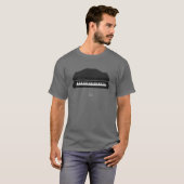 Grote elektrische piano: 3D-model: T-shirt (Voorkant volledig)