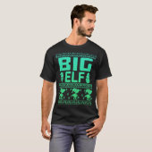 grote Elf kerstfamilie Ugly Xmas Kerstmis 1 T-shirt (Voorkant volledig)