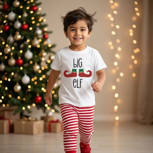 Grote Elf Kerstmis T-shirt