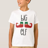 Grote Elf Kerstmis T-shirt (Voorkant)
