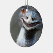 Grote emu-versiering keramisch ornament (Rechts)