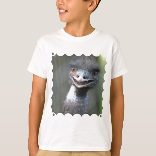 Grote emu Youth T-Shirt (Voorkant)