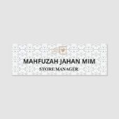 Grote en Fancy naamlabels. Messing. PVC. Medisch. Naamplaatje (Voorkant)